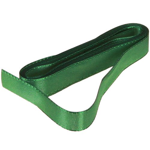 tételeket Dekoratív szalag zöld ajándék szalag szegély sötétzöld 15mm 3m x 10 db