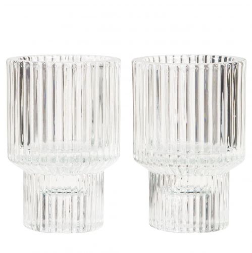 tételeket Pálcás gyertyatartó üveg tealámpa tartó Ø5cm H8cm 4 db