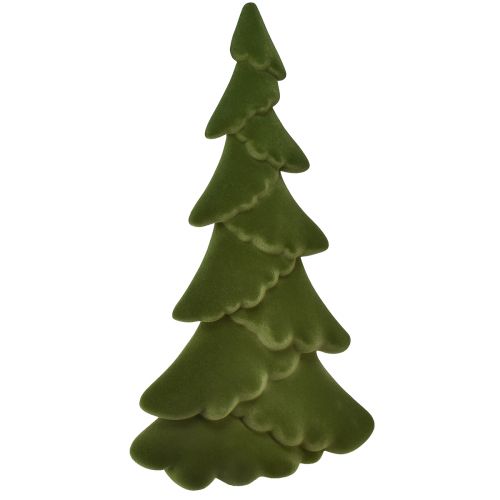 Karácsonyfadísz Karácsonyfa fenyő bolyhos zöld 76cm