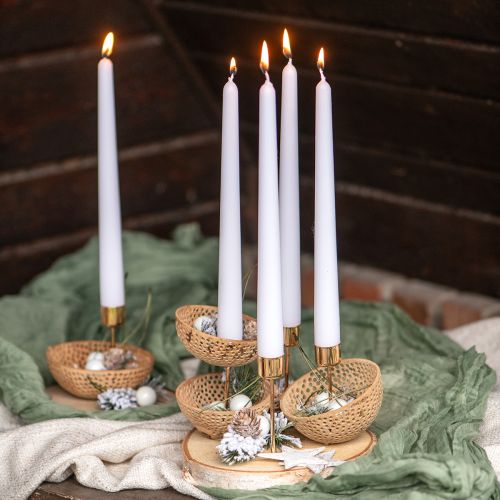 tételeket Aszalt gyümölcs csengő csésze természetes gyászdísz 8,5-11cm 10 db