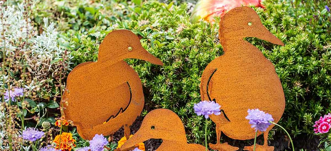 Kerti dekoráció rozsda