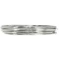 Floristik24 Alumínium huzal ezüst fényes kézműves huzal dekoratív huzal Ø5mm 1kg