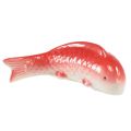 Floristik24 Koi dekoratív hal kerámia piros fehér úszó 15cm 3db