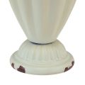 Floristik24 Csészeváza fém dekoratív csésze krém barna Ø9cm H13cm