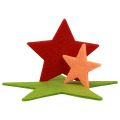 Floristik24 Szórható dekorációs csillagok, szétszórt alkatrészek Karácsonyi színes 108 db